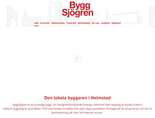 Tablet Screenshot of byggsjogren.se